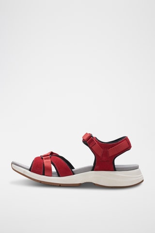 Sandalias de nobuk Solan Drift - Rojo