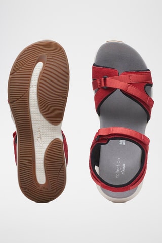 Sandalias de nobuk Solan Drift - Rojo