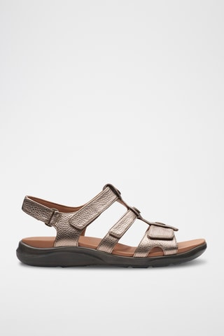 Sandalias de piel Kylyn Step - Dorado