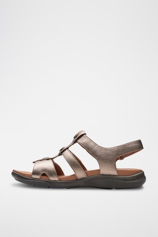 Sandalias de piel Kylyn Step - Dorado