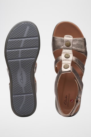 Sandalias de piel Kylyn Step - Dorado