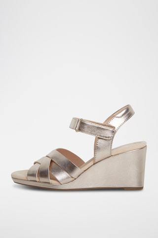 Sandalias de cuña Lafley Leah - Dorado