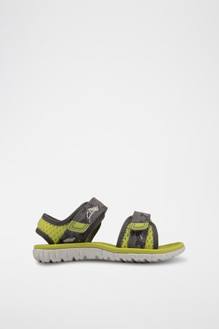 Sandalias de piel Surfing Tide - Verde flúor