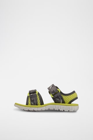 Sandalias de piel Surfing Tide - Verde flúor