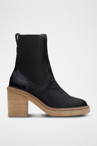 Botines Chelsea de piel Cassiano - Negro