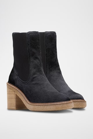 Botines Chelsea de piel Cassiano - Negro