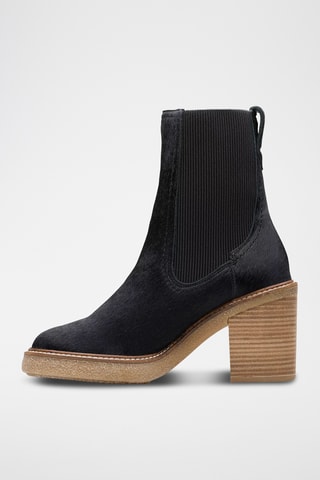 Botines Chelsea de piel Cassiano - Negro