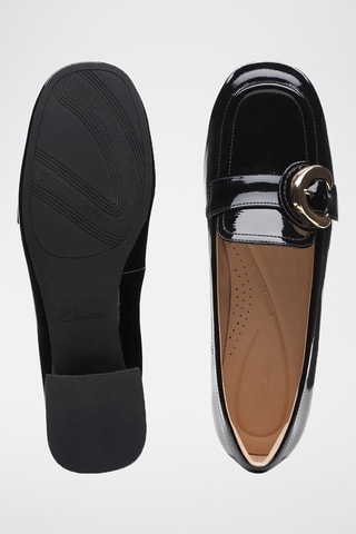 Mocasines de piel de charol Seren55 Trim - Negro