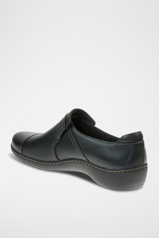 Mocasines de piel Cora - Negro