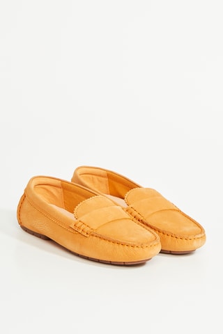 Mocasines de nobuk - Amarillo