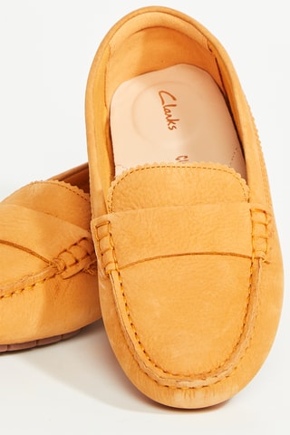 Mocasines de nobuk - Amarillo