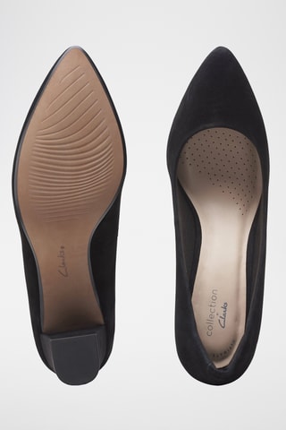 Zapatos de nobuk de tacón Aubrie - Negro