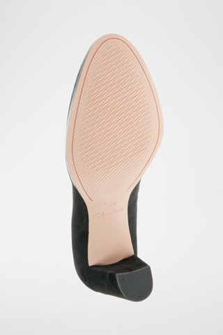 Zapatos de nobuk de tacón Kaylin - Negro