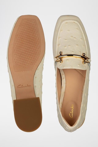 Bailarinas de piel Pure Block - Blanco