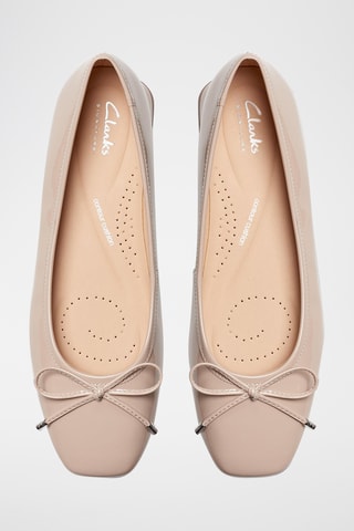 Bailarinas de piel de charol Ubree15 - Beige