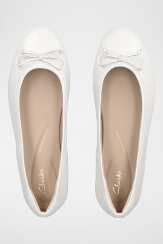 Bailarinas de piel Fawna - Blanco