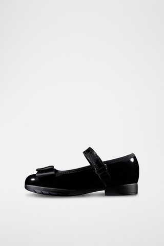 Bailarinas de piel de charol Scala - Negro