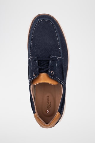 Náuticos de nobuk Un - Azul marino