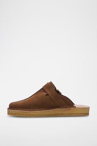 Zuecos de nobuk Trek - Camel