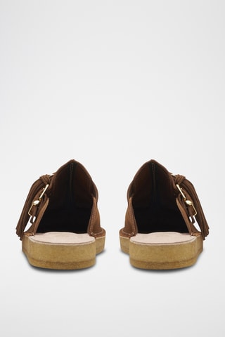 Zuecos de nobuk Trek - Camel