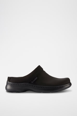 Zuecos con plataforma Cur - Negro