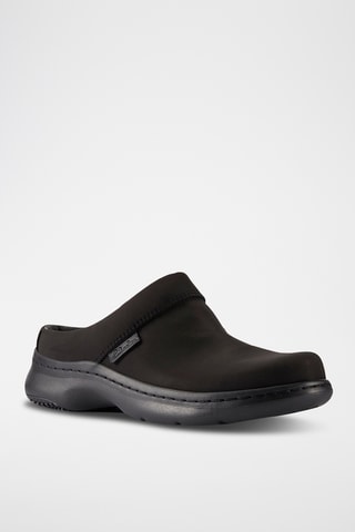 Zuecos con plataforma Cur - Negro