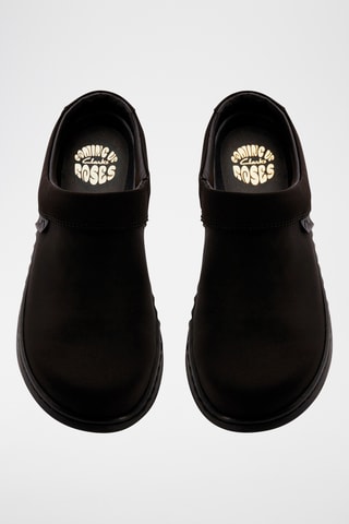 Zuecos con plataforma Cur - Negro