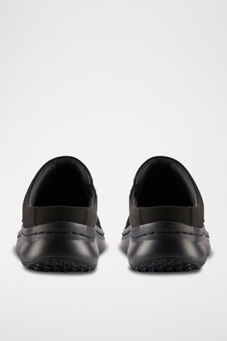 Zuecos con plataforma Cur - Negro