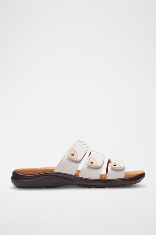 Sandalias de piel Kitly Walk - Blanco y beige