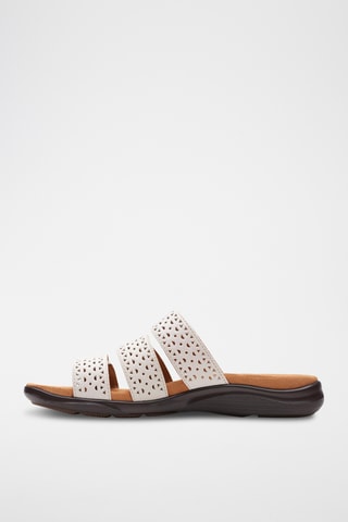 Sandalias de piel Kitly Walk - Blanco y beige