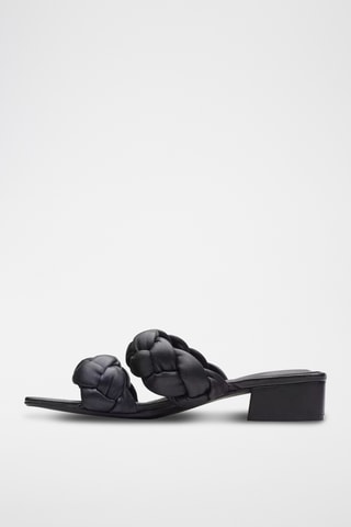 Sandalias de piel Seren25 Braid - Negro