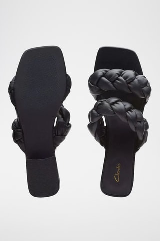 Sandalias de piel Seren25 Braid - Negro