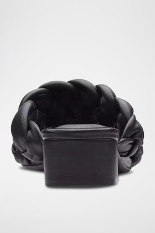 Sandalias de piel Seren25 Braid - Negro