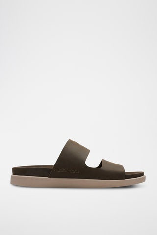 Sandalias de piel Sunder - Verde oliva