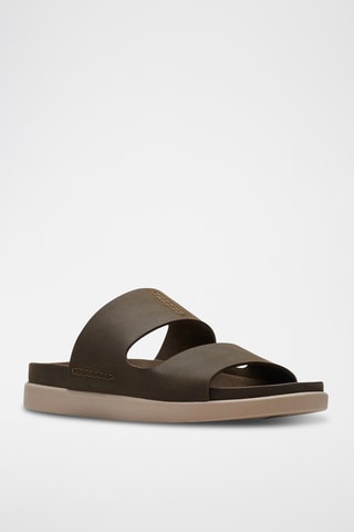 Sandalias de piel Sunder - Verde oliva