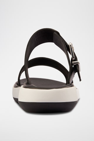 Sandalias de piel Jemsa - Negro