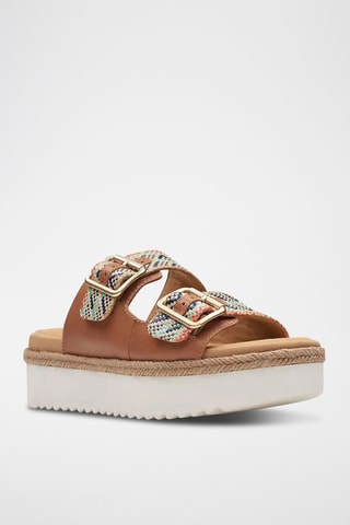 Sandalias con plataforma Lana Beach - Marrón