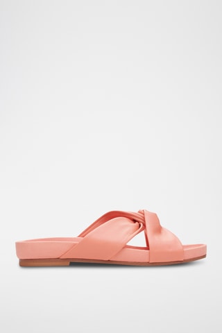 Sandalias de piel Pure Twist - Coral