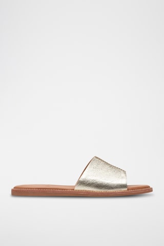 Sandalias de piel Karsea - Gris claro