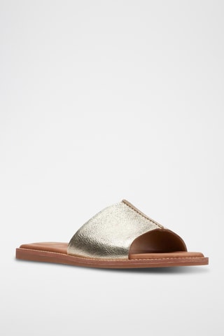 Sandalias de piel Karsea - Gris claro