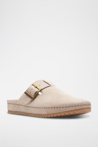 Sandalias de nobuk BrookleighMule - Beige claro