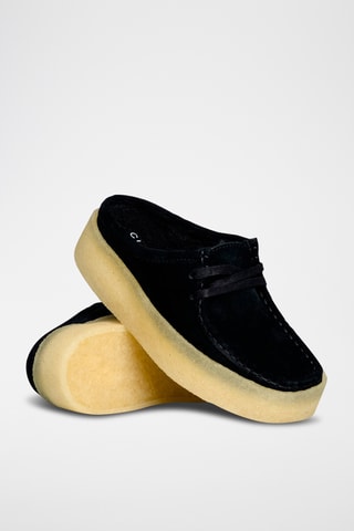 Sandalias de nobuk WallabeeCup - Negro