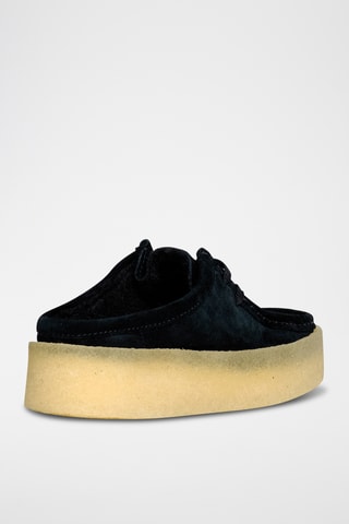 Sandalias de nobuk WallabeeCup - Negro