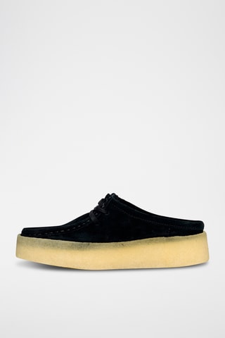 Sandalias de nobuk WallabeeCup - Negro