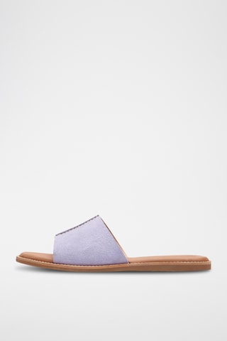 Sandalias de nobuk Karsea - Malva