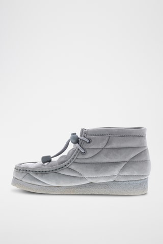 Botines bajos de nobuk Wallabee - Gris