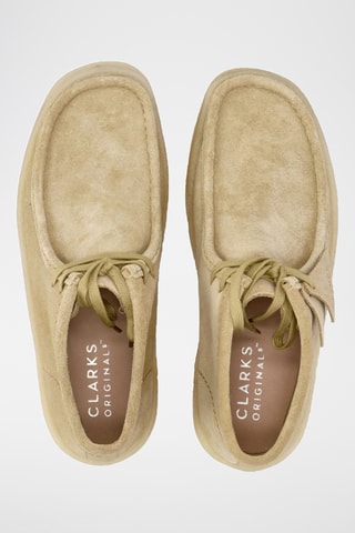 Botas de nobuk Wallabee - Beige