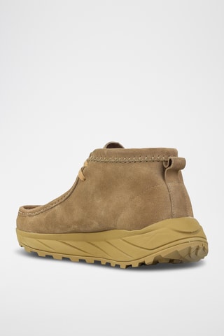 Botas de nobuk Wallabee - Beige