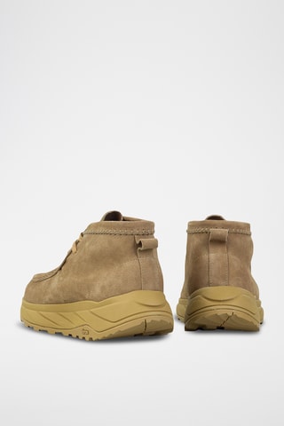 Botas de nobuk Wallabee - Beige