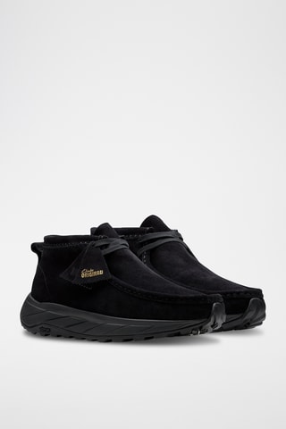 Botas de nobuk Wallabee - Negro